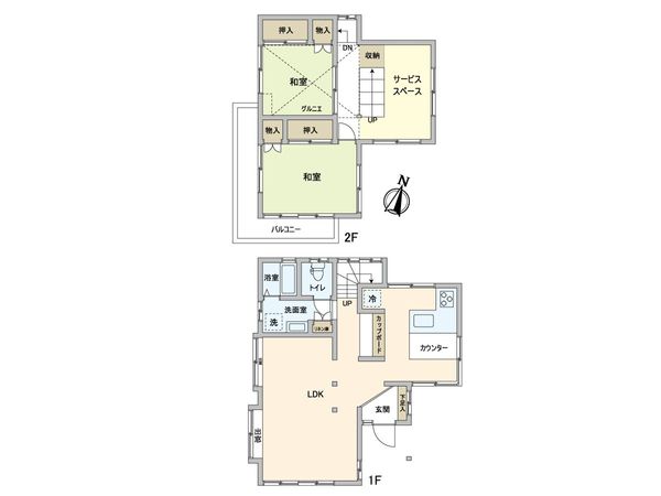 日野市平山6丁目 戸建 間取図(平面図) 日野市平山6丁目 戸建 間取図(平面図)