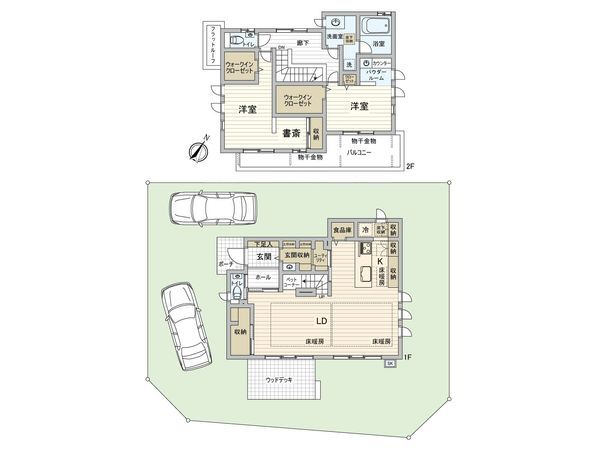 堀之内 戸建 間取図(平面図) 堀之内 戸建 間取図(平面図)