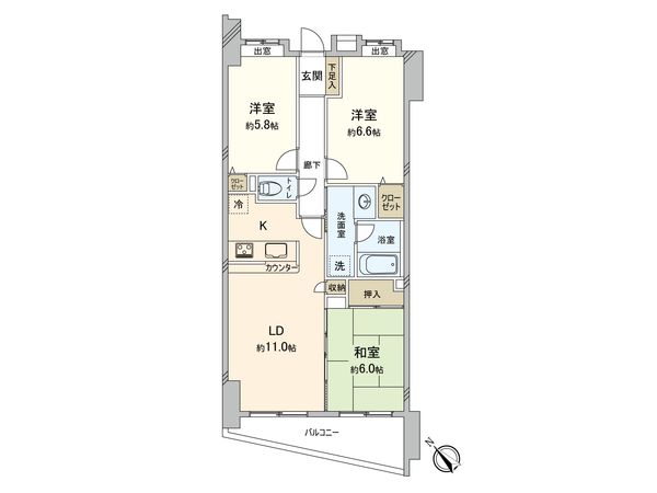 間取図(平面図)