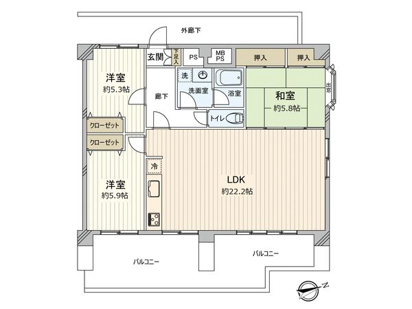 間取図(平面図)