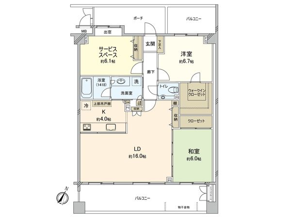プリムローズ百草園 間取図(平面図) 間取図(平面図)