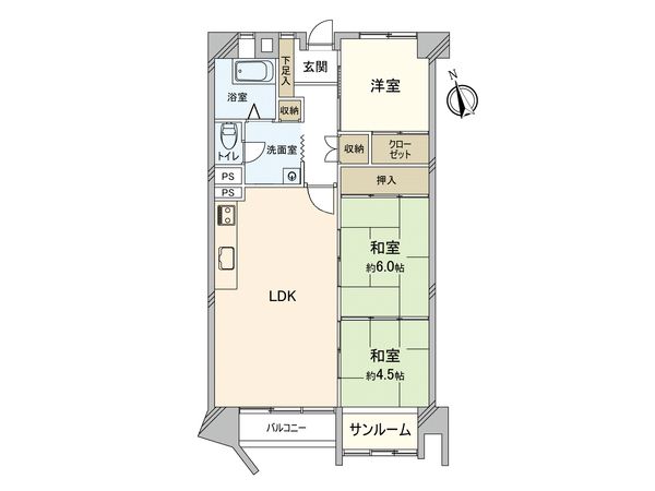 ヴェルドミール聖蹟桜ケ丘 間取図(平面図) ヴェルドミール聖蹟桜ケ丘 間取図(平面図)