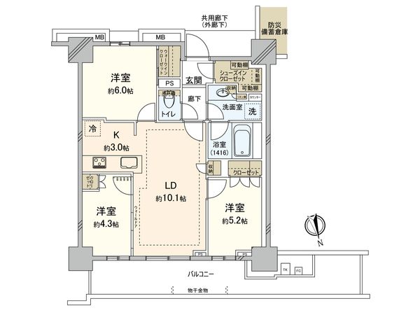 間取図(平面図)