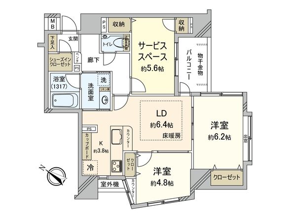 セーナ多摩センター 間取図(平面図) セーナ多摩センター 間取図(平面図)