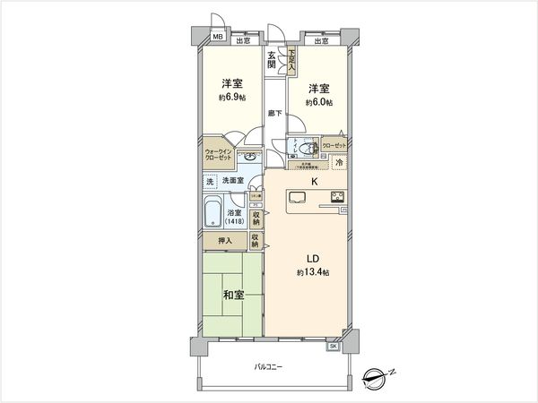 間取図(平面図)