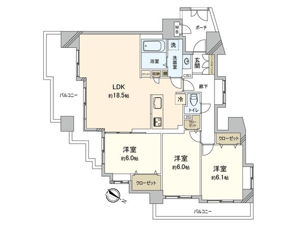 間取図(平面図)