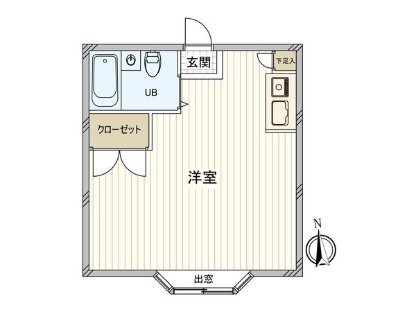 八王子市南大沢2丁目 アパート 間取図(平面図)