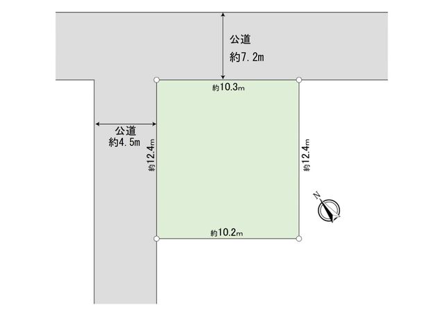 武蔵野市吉祥寺南町4丁目 土地 区画図