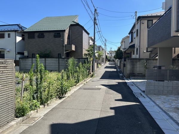 杉並区松庵3丁目 土地 1区画 前面道路含む外観 杉並区松庵3丁目 土地 1区画 前面道路含む外観