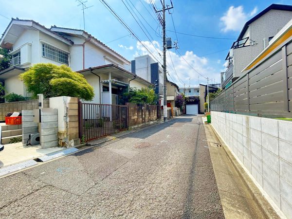 杉並区久我山5丁目 土地 前面道路含む外観