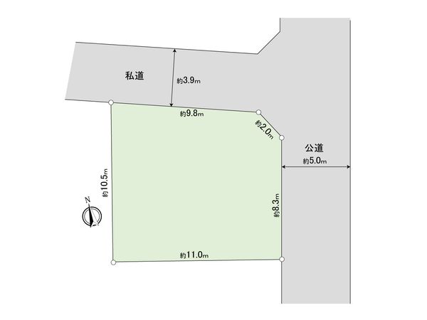 練馬区関町南3丁目 土地 区画図 練馬区関町南3丁目 土地 区画図