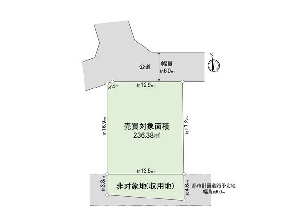 練馬区関町東2丁目 土地 区画図 練馬区関町東2丁目 土地 区画図