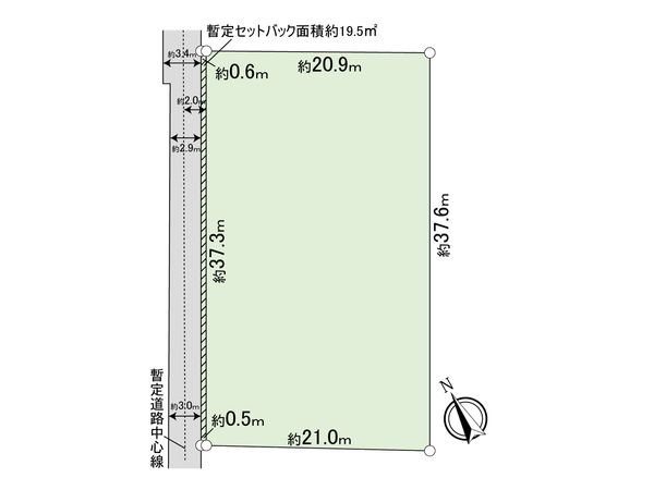 武蔵野市吉祥寺本町2丁目 土地 区画図 武蔵野市吉祥寺本町2丁目 土地 区画図