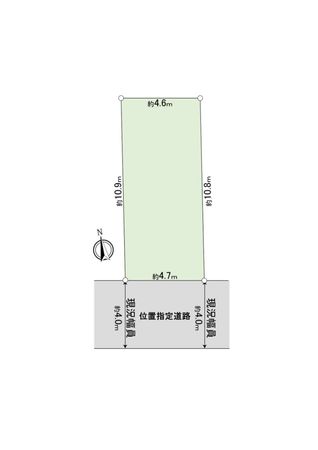 三鷹市牟礼1丁目 土地 区画図