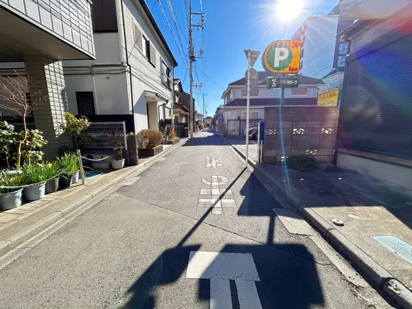 前面道路（東側）