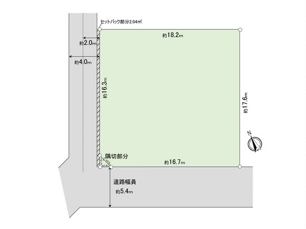 武蔵野市吉祥寺本町4丁目 土地 区画図