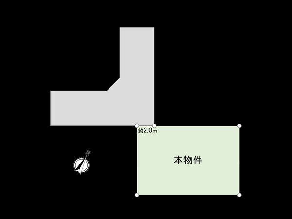 杉並区善福寺2丁目 土地 区画図 杉並区善福寺2丁目 土地 区画図