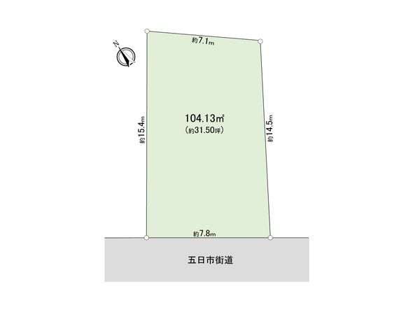 武蔵野市吉祥寺北町3丁目 土地 区画図 武蔵野市吉祥寺北町3丁目 土地 区画図