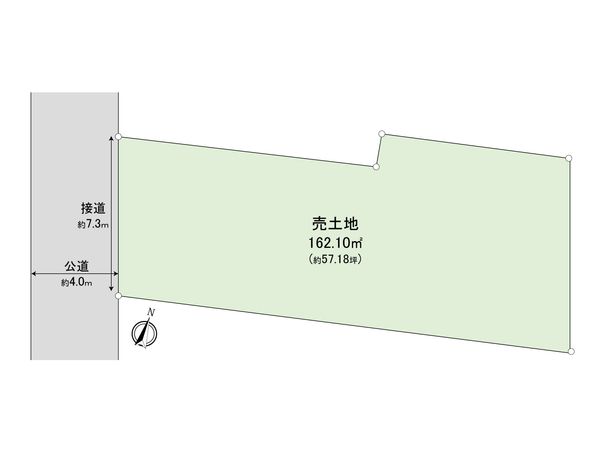 三鷹市牟礼5丁目土地 区画図 三鷹市牟礼5丁目土地 区画図