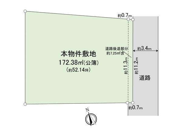 杉並区西荻南1丁目 土地 区画図 杉並区西荻南1丁目 土地 区画図