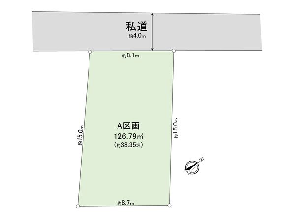三鷹市井の頭5丁目 土地 1区画 区画図 三鷹市井の頭5丁目 土地 1区画 区画図