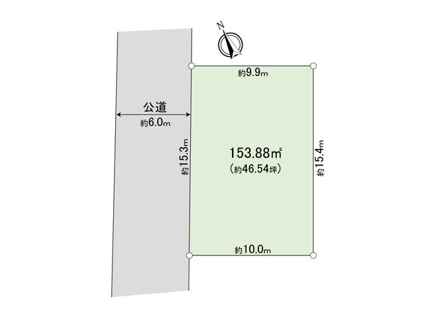 武蔵野市吉祥寺本町4丁目 土地 区画図