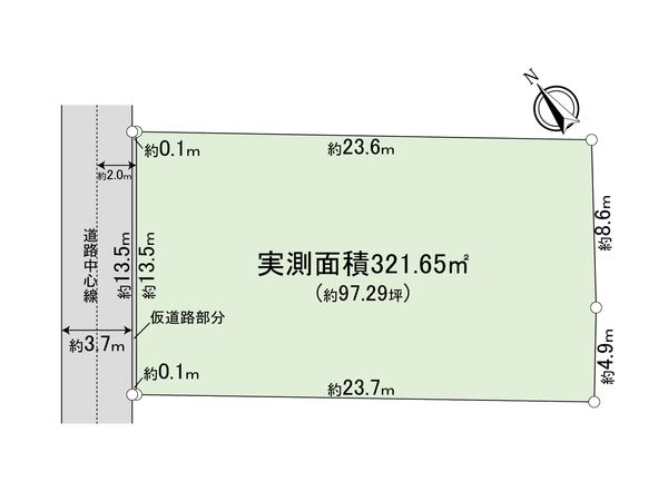 武蔵野市吉祥寺本町3丁目 土地 区画図 武蔵野市吉祥寺本町3丁目 土地 区画図