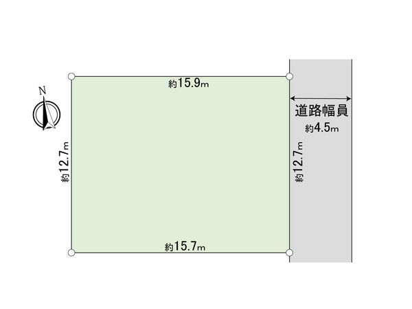 杉並区久我山3丁目 土地 区画図 杉並区久我山3丁目 土地 区画図