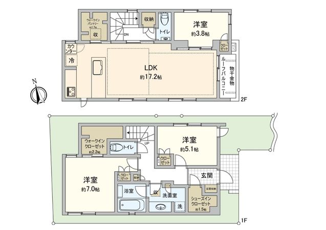 ファインコート西荻窪セレスコート 間取図(平面図) ファインコート西荻窪セレスコート 間取図(平面図)