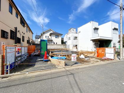 杉並区久我山5丁目 新築戸建 1号棟 前面道路含む外観