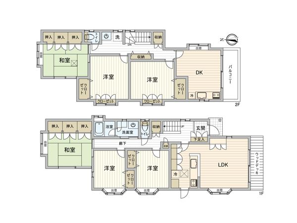 三鷹市井の頭5丁目 戸建 間取図(平面図)