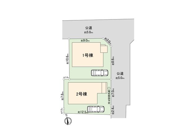 三鷹市牟礼1丁目 戸建 1号棟 間取図(平面図) 三鷹市牟礼1丁目 戸建 1号棟 間取図(平面図)