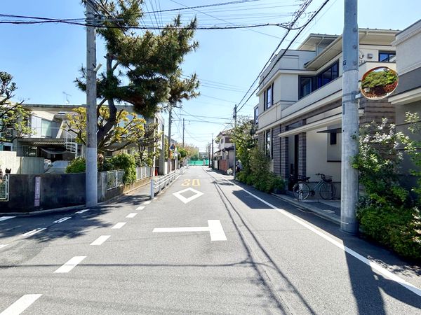 武蔵野市吉祥寺南町4丁目 戸建 前面道路含む外観