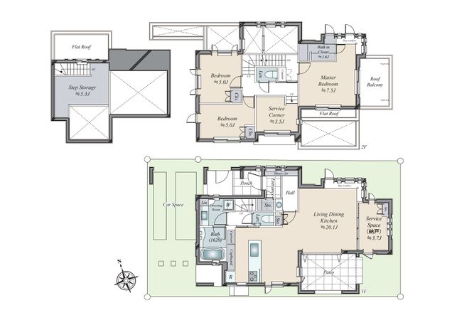 武蔵野市吉祥寺南町4丁目 戸建 間取図(平面図)