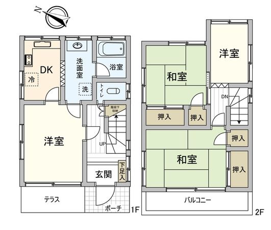 三鷹市井の頭2丁目 戸建 間取図(平面図)