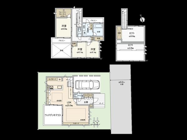武蔵野市吉祥寺南町3丁目 戸建 間取図(平面図) 武蔵野市吉祥寺南町3丁目 戸建 間取図(平面図)