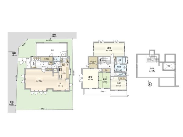 三鷹市井の頭4丁目 戸建 間取図(平面図) 三鷹市井の頭4丁目 戸建 間取図(平面図)