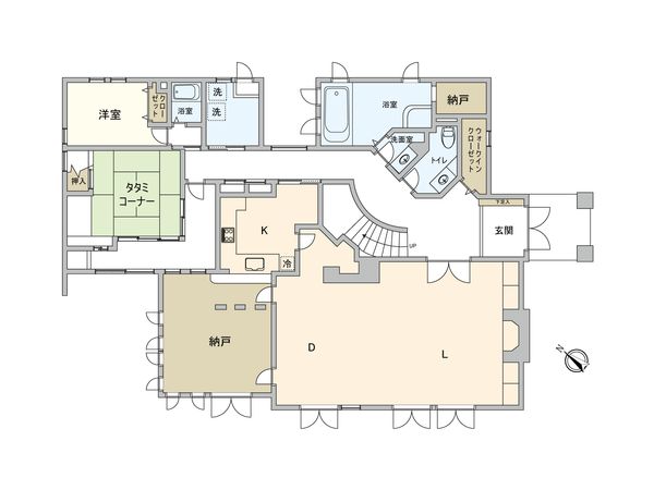 杉並区松庵2丁目 戸建 間取図(平面図) 杉並区松庵2丁目 戸建 間取図(平面図)