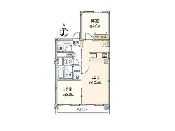 エクセル井の頭 間取図(平面図)