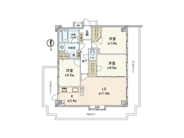 間取図(平面図)
