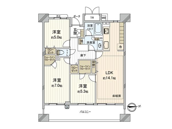 ラトリエ吉祥寺 間取図(平面図) ラトリエ吉祥寺 間取図(平面図)