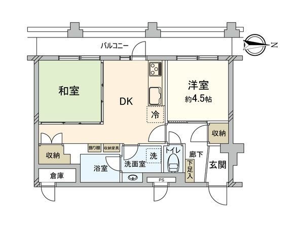 高井戸第二ハイホーム 間取図(平面図) 高井戸第二ハイホーム 間取図(平面図)