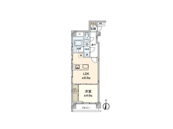 松庵ハイム 間取図(平面図) 松庵ハイム 間取図(平面図)