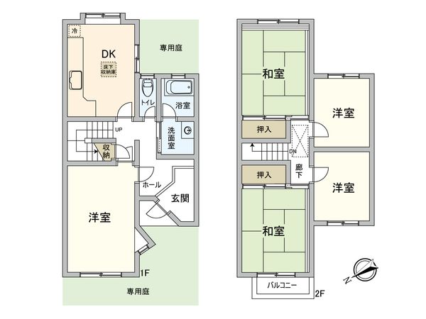 グリーンタウン清戸 59号棟 間取図(平面図)