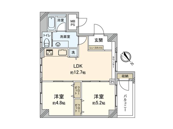 エステート吉祥寺 間取図(平面図)