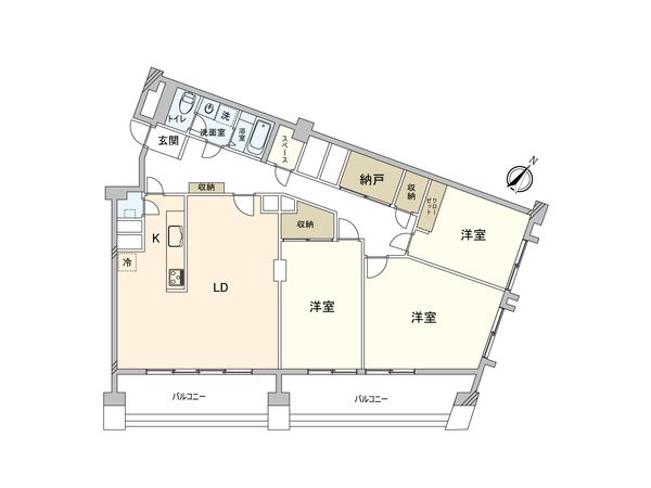 吉祥寺ハイム 間取図(平面図) 吉祥寺ハイム 間取図(平面図)
