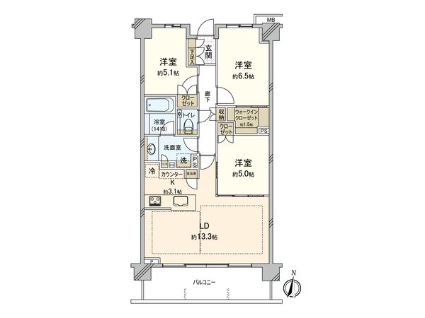 パークホームズ吉祥寺北グランヴィラ 間取図(平面図) パークホームズ吉祥寺北グランヴィラ 間取図(平面図)