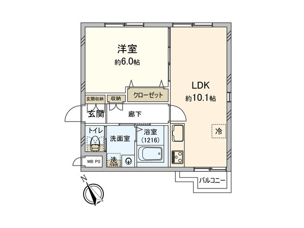 サニーサイド吉祥寺 間取図(平面図) 間取図(平面図)