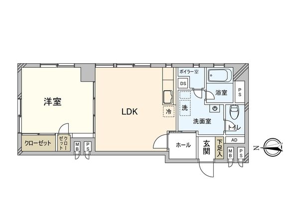 目白が丘マンション 間取図(平面図) 間取図(平面図)