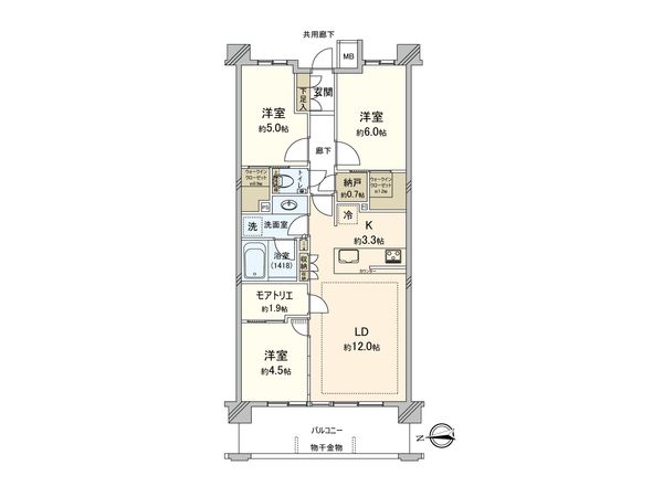 三鷹の杜ザ・ハウス 間取図(平面図) 間取図(平面図)